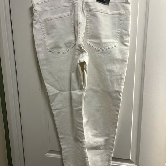 Button fly white GAP jeans - NWT size 18 - Picture 2 of 3
